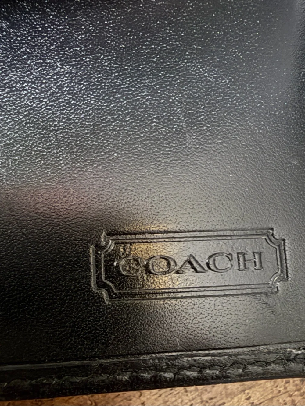 Coach Vintage Black Wallet